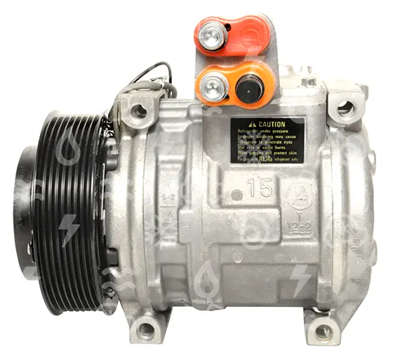 kompresor DENSO 10PA15C, řemenice 125 mm - PV8, 12V, - John Deere